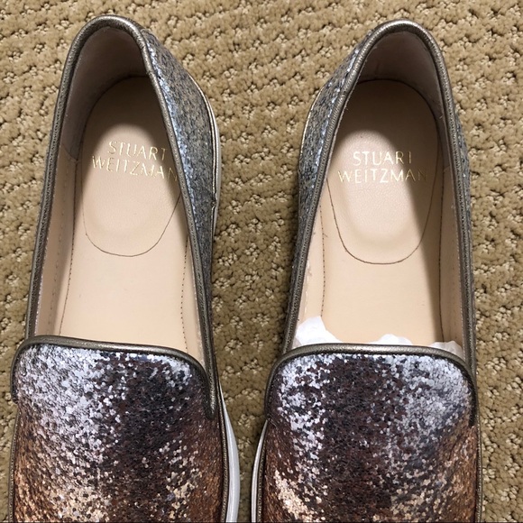 Stuart Weitzman Glitter Sneakers - Picture 6 of 8